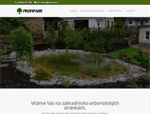 Tablet Screenshot of profipark.com